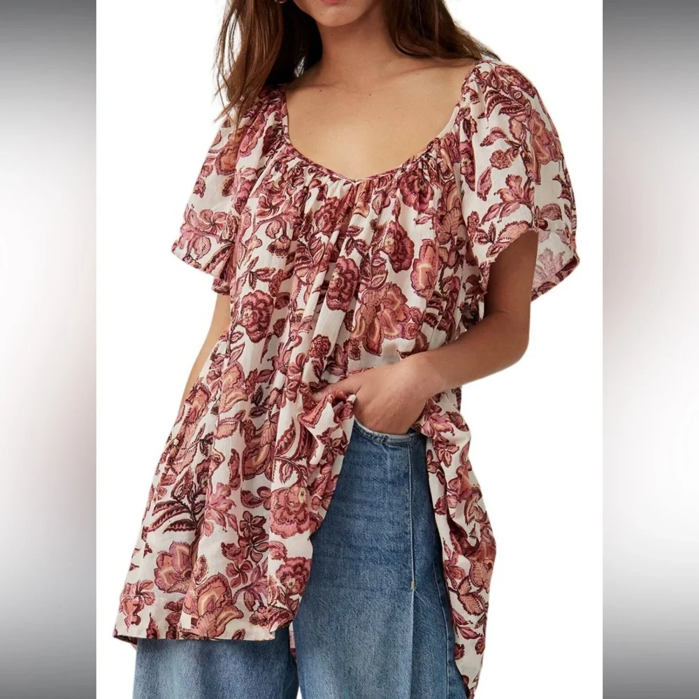NWT Kauai getaway printed tunic by Free People in size XS